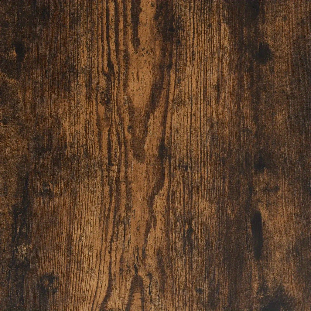 Coffee table smoked oak 40x40x45 cm engineered wood