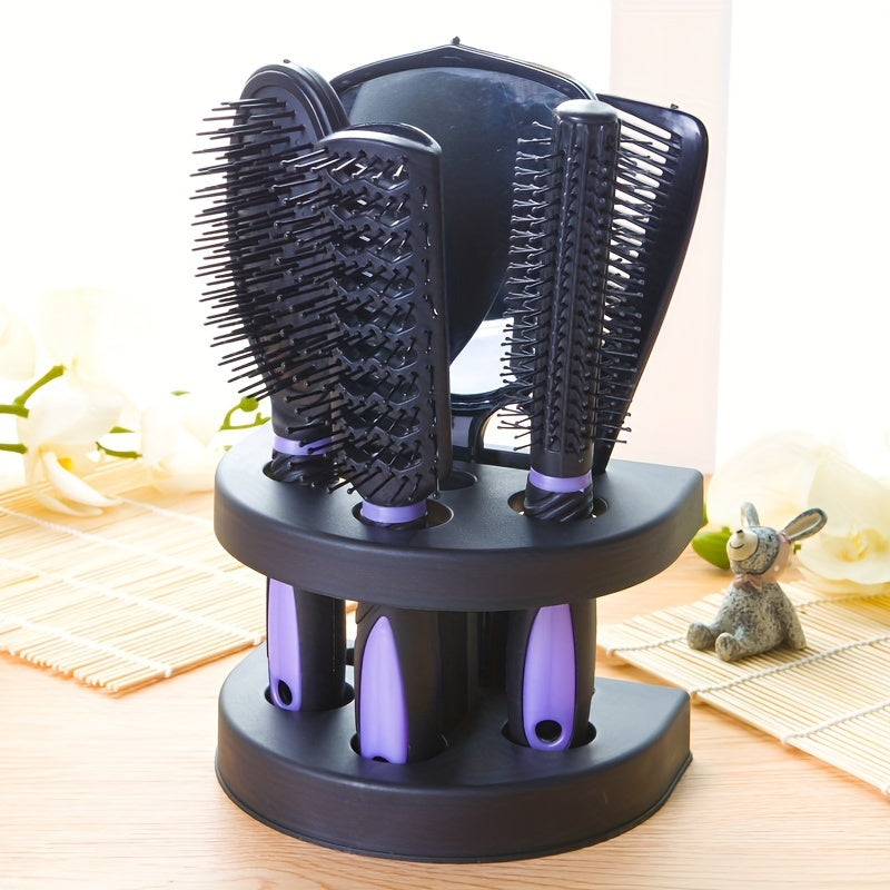 5pcs Mirror Comb Set Hair Comb Girl Set Comb Wholesale