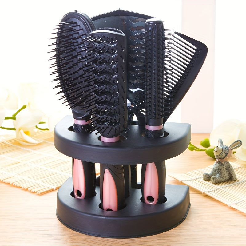 5pcs Mirror Comb Set Hair Comb Girl Set Comb Wholesale