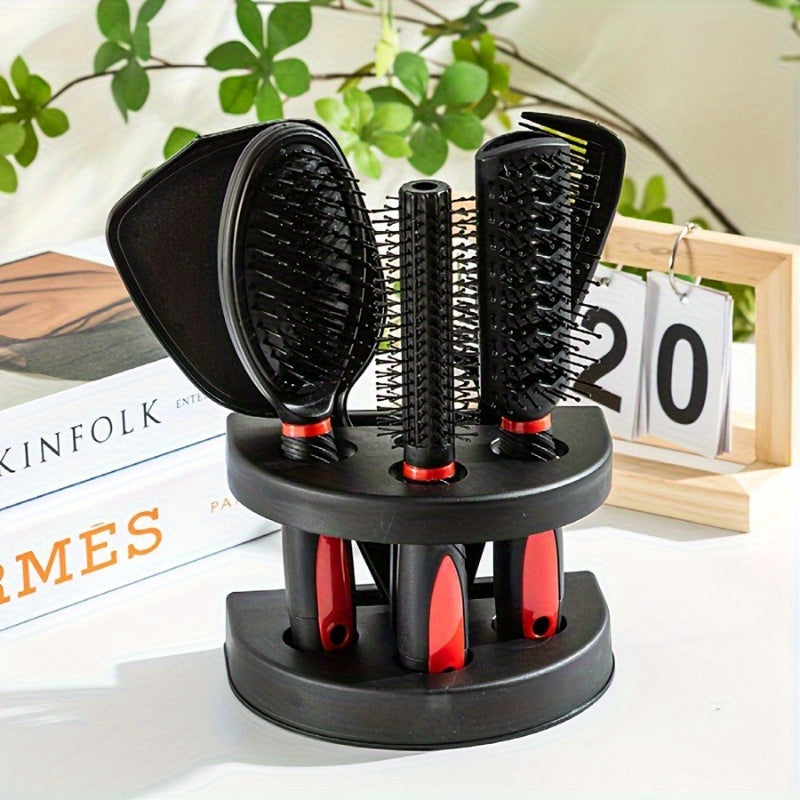 5pcs Mirror Comb Set Hair Comb Girl Set Comb Wholesale