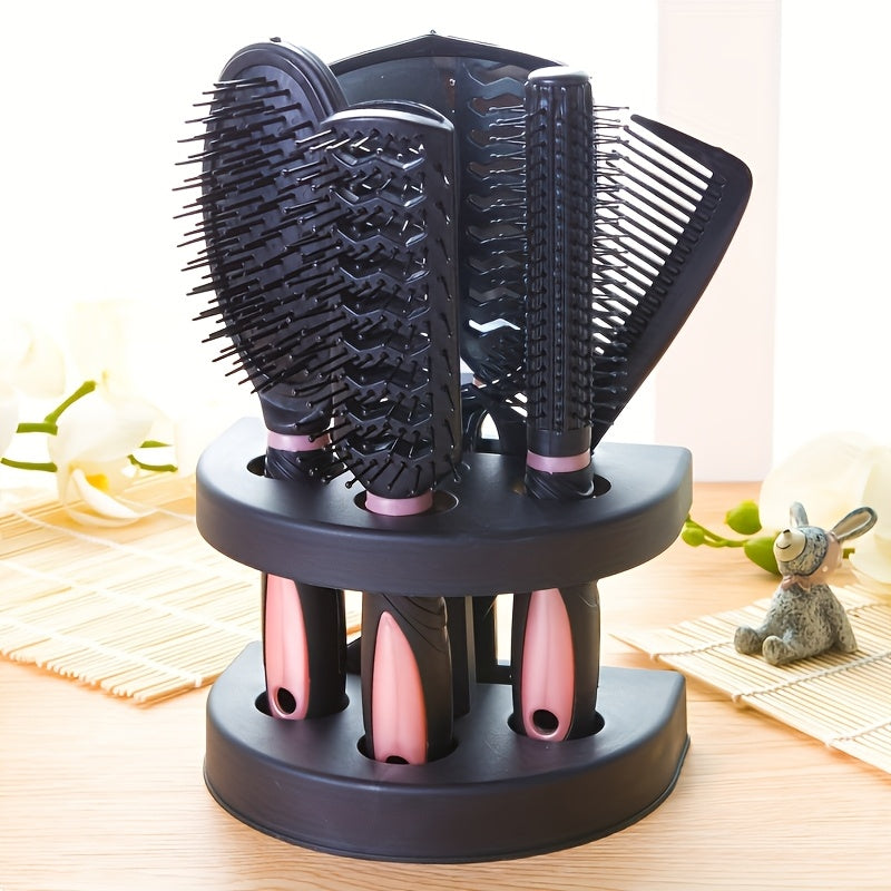 5pcs Mirror Comb Set Hair Comb Girl Set Comb Wholesale