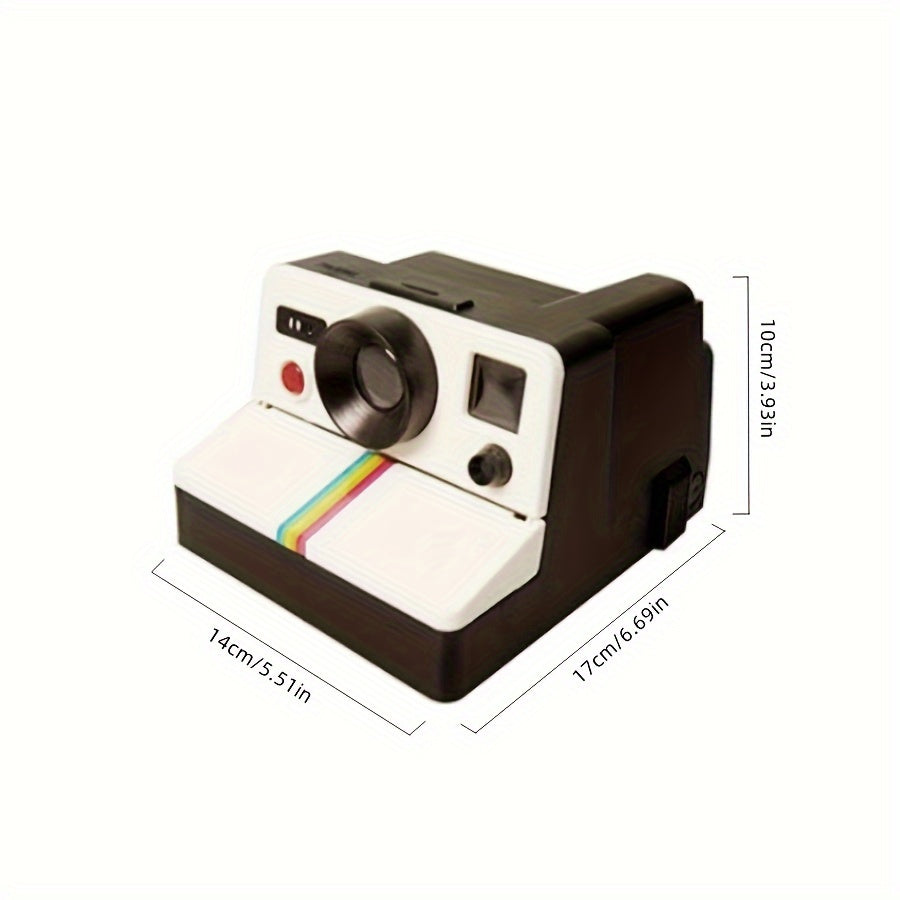 1pc Camera Shaped Toilet Paper Holder, Bathroom Tissue Storage Rack, Wall Mounted Tissue Dispenser Container, Creative Design Toilet Paper Box, Bathroom Accessories