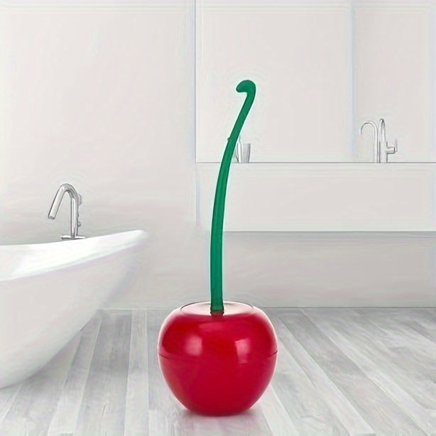 1 Set Novelty Cherry Toilet Brush, Creative Toilet Brush, Toilet Brushes And Holders