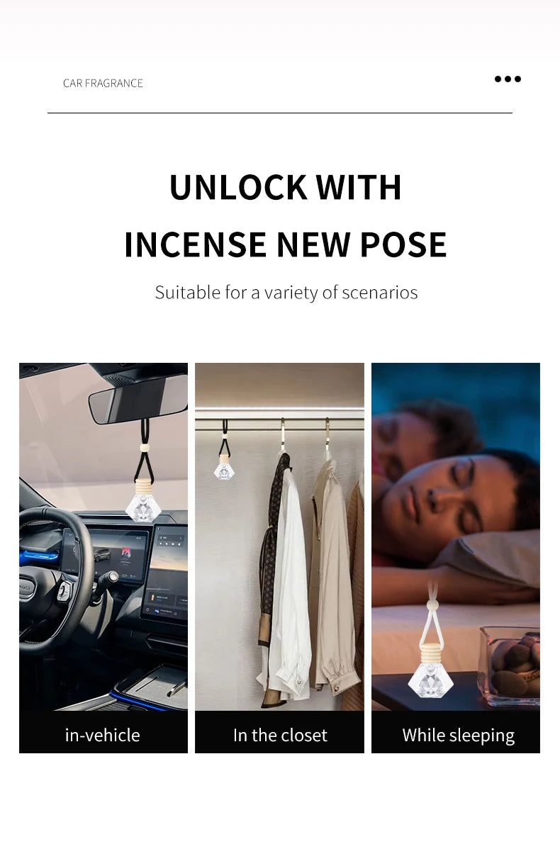 Profumo Profumo per auto, una fragranza per auto utilizzata per accessori interni per auto, un deodorante per auto a lungo termine, mantiene affascinante e fresco