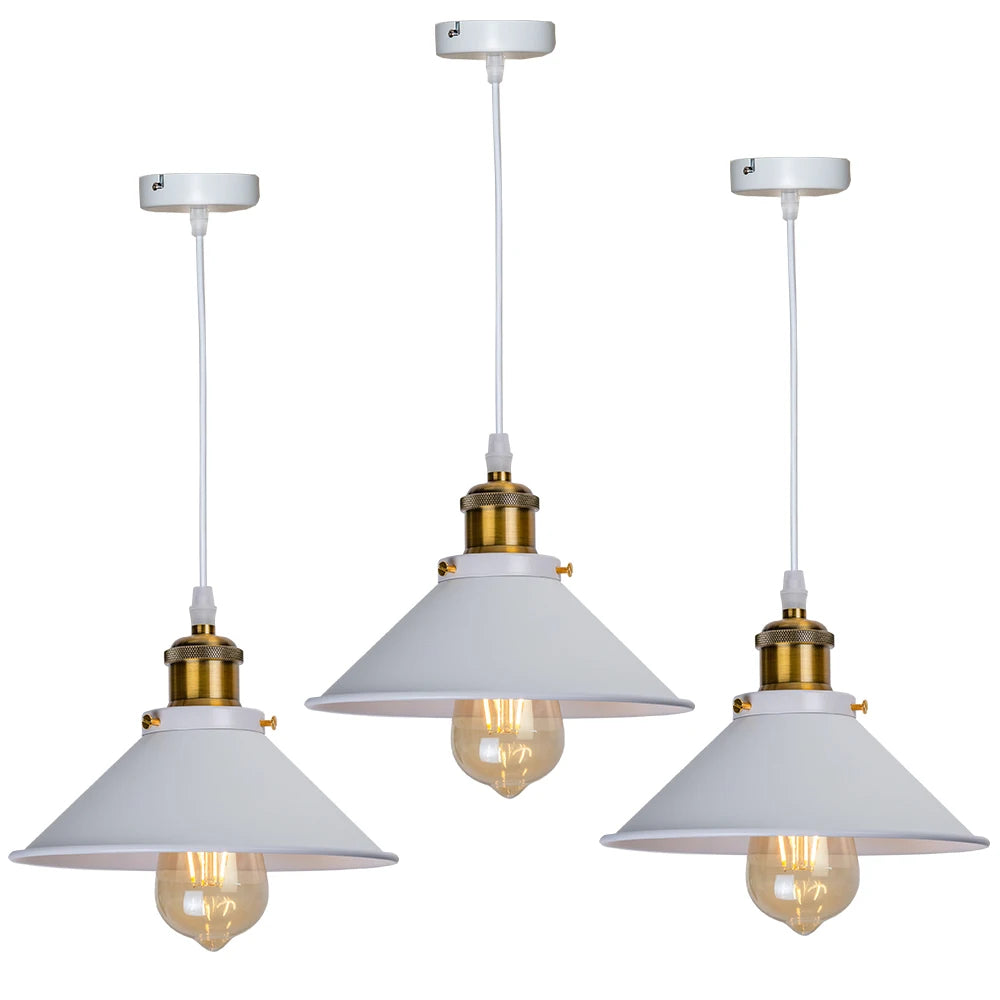 Lampade a sospensione vintage Loft Russia Lampada a sospensione Lampada a sospensione retrò Paralume per cucina Sala da pranzo Camera da letto Illuminazione domestica E27