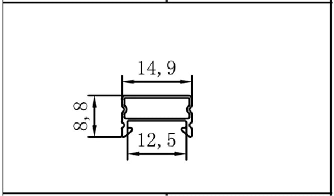 Barra luminosa a LED USB Striscia LED rigida da 5 V per la cucina Barra luminosa in alluminio dimmerabile per illuminazione sotto l'armadio Bianco caldo freddo