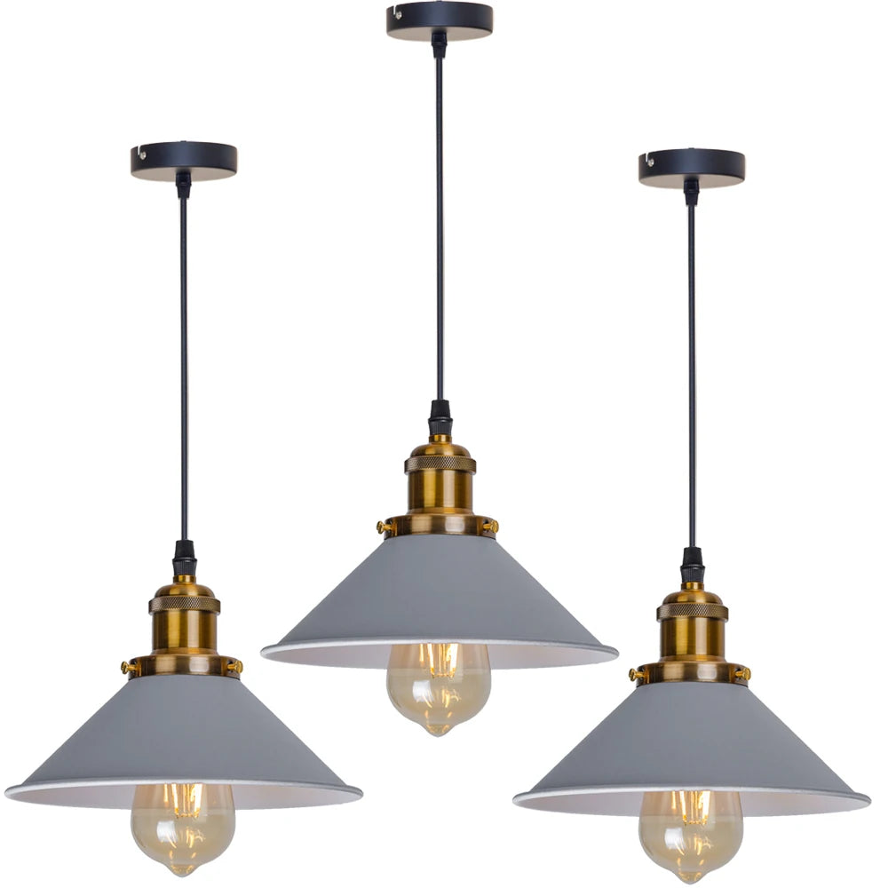 Lampade a sospensione vintage Loft Russia Lampada a sospensione Lampada a sospensione retrò Paralume per cucina Sala da pranzo Camera da letto Illuminazione domestica E27