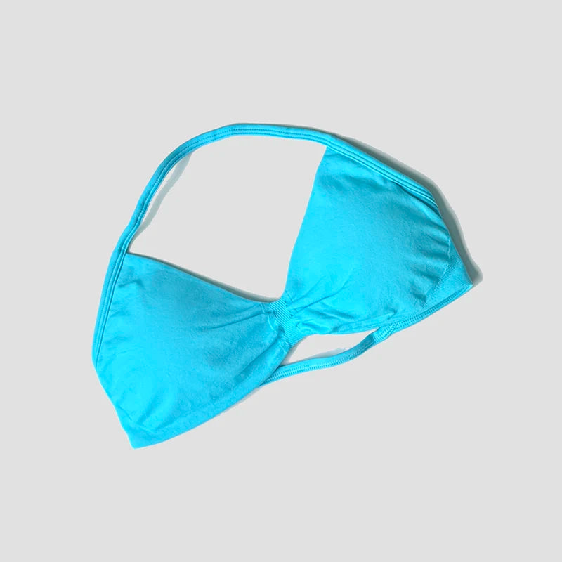 Reggiseno sportivo da donna con scollo all'americana push up con spalline sexy aperto sul retro palestra crop top imbottito senza cuciture allenamento yoga canotte