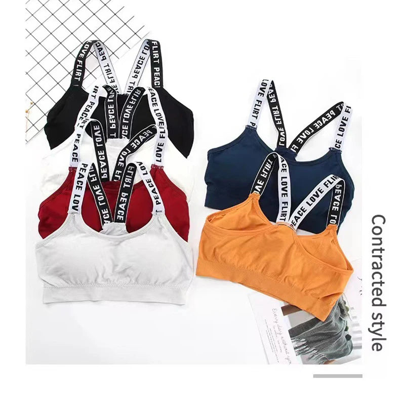 Reggiseno sportivo da donna sexy per palestra Top Fitness Yoga Pad femminile Abbigliamento sportivo Canotte Sport Push Up Reggiseni sportivi Intimo