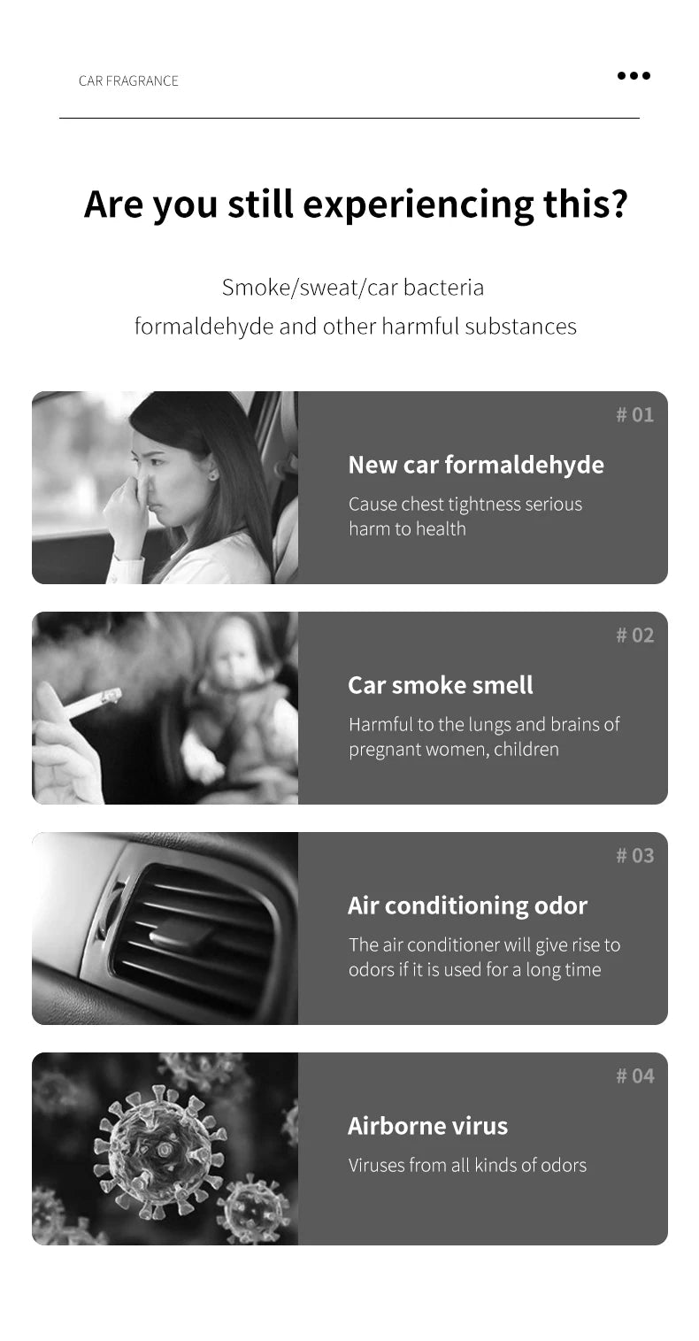 Profumo Profumo per auto, una fragranza per auto utilizzata per accessori interni per auto, un deodorante per auto a lungo termine, mantiene affascinante e fresco