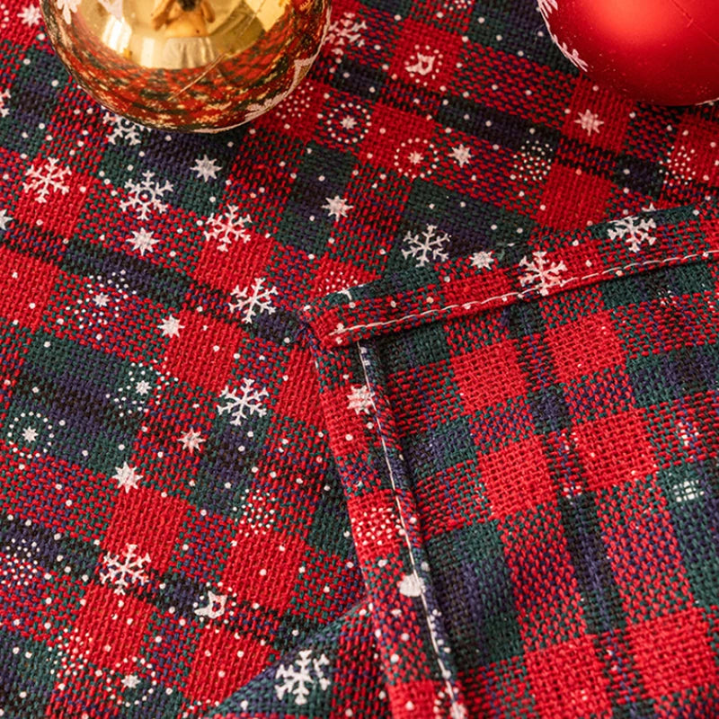 2025 Tovaglia natalizia adatta per feste, banchetti, ristoranti, decorazioni per la cucina
