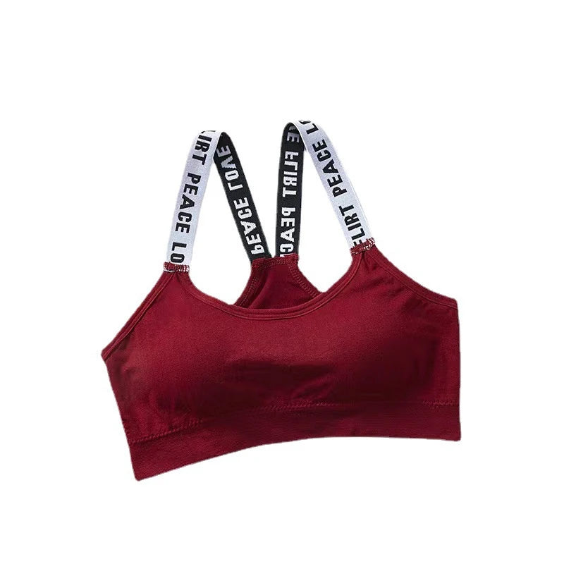 Reggiseno sportivo da donna sexy per palestra Top Fitness Yoga Pad femminile Abbigliamento sportivo Canotte Sport Push Up Reggiseni sportivi Intimo
