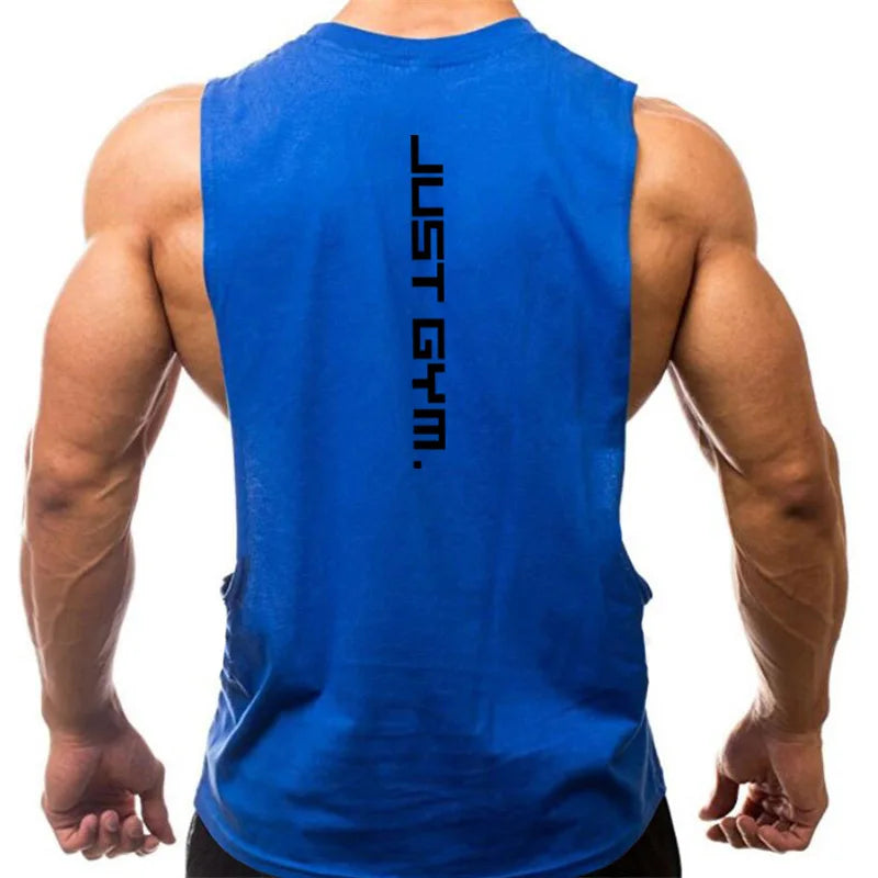 Abbigliamento da palestra Uomo T-shirt con taglio laterale Borsoni cadenti Canotte Allenamento Fitness Gilet senza maniche Canottiera da jogging all'aperto