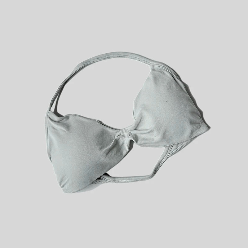 Reggiseno sportivo da donna con scollo all'americana push up con spalline sexy aperto sul retro palestra crop top imbottito senza cuciture allenamento yoga canotte