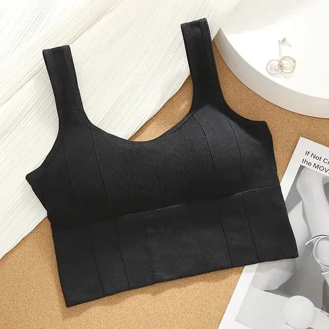 Reggiseno sportivo traspirante Anti-sudore Fitness Top donna reggiseno Yoga senza cuciture antiurto Crop Top Push Up reggiseno sportivo allenamento in palestra Top