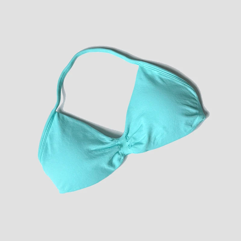 Reggiseno sportivo da donna con scollo all'americana push up con spalline sexy aperto sul retro palestra crop top imbottito senza cuciture allenamento yoga canotte