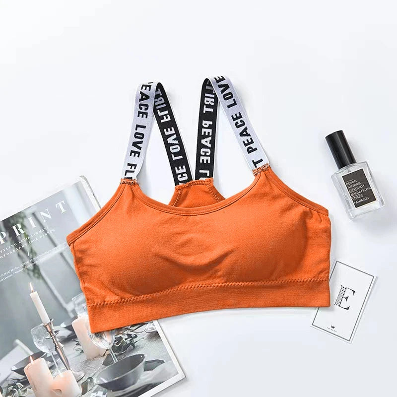 Reggiseno sportivo da donna sexy per palestra Top Fitness Yoga Pad femminile Abbigliamento sportivo Canotte Sport Push Up Reggiseni sportivi Intimo