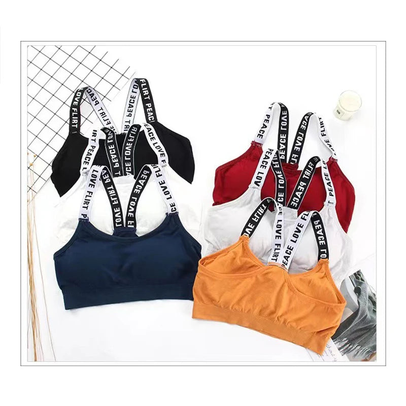 Reggiseno sportivo da donna sexy per palestra Top Fitness Yoga Pad femminile Abbigliamento sportivo Canotte Sport Push Up Reggiseni sportivi Intimo