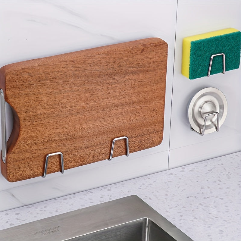 Rust-Proof Stainless Steel Sink Caddy - Keep Your Kitchen Accessories Dry And Organized!