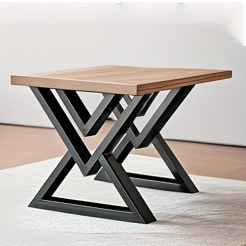 16-Inch Heavy-Duty Coffee Table Legs - Metal Frame with Wooden Top Option, DIY Bench Legs (No Boards Included) - Perfect for Home and Office Furniture, Furniture Legs