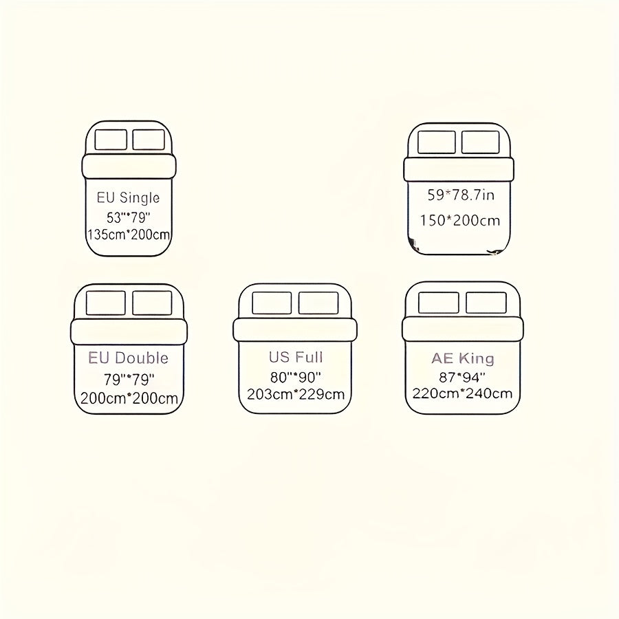 1pc Thickened Winter Comforter, Soft and Comfortable, Suitable for Bedroom, Guest Room, All-Season Use, Machine Washable, Contemporary Style, Medium Weight, Milk Velvet Fabric, Active Printing, Craftsmanship, Bedroom Comforte